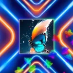 Neon Fantasy: Butterflies