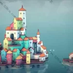城景/城镇叠叠乐/城市景观/Townscaper